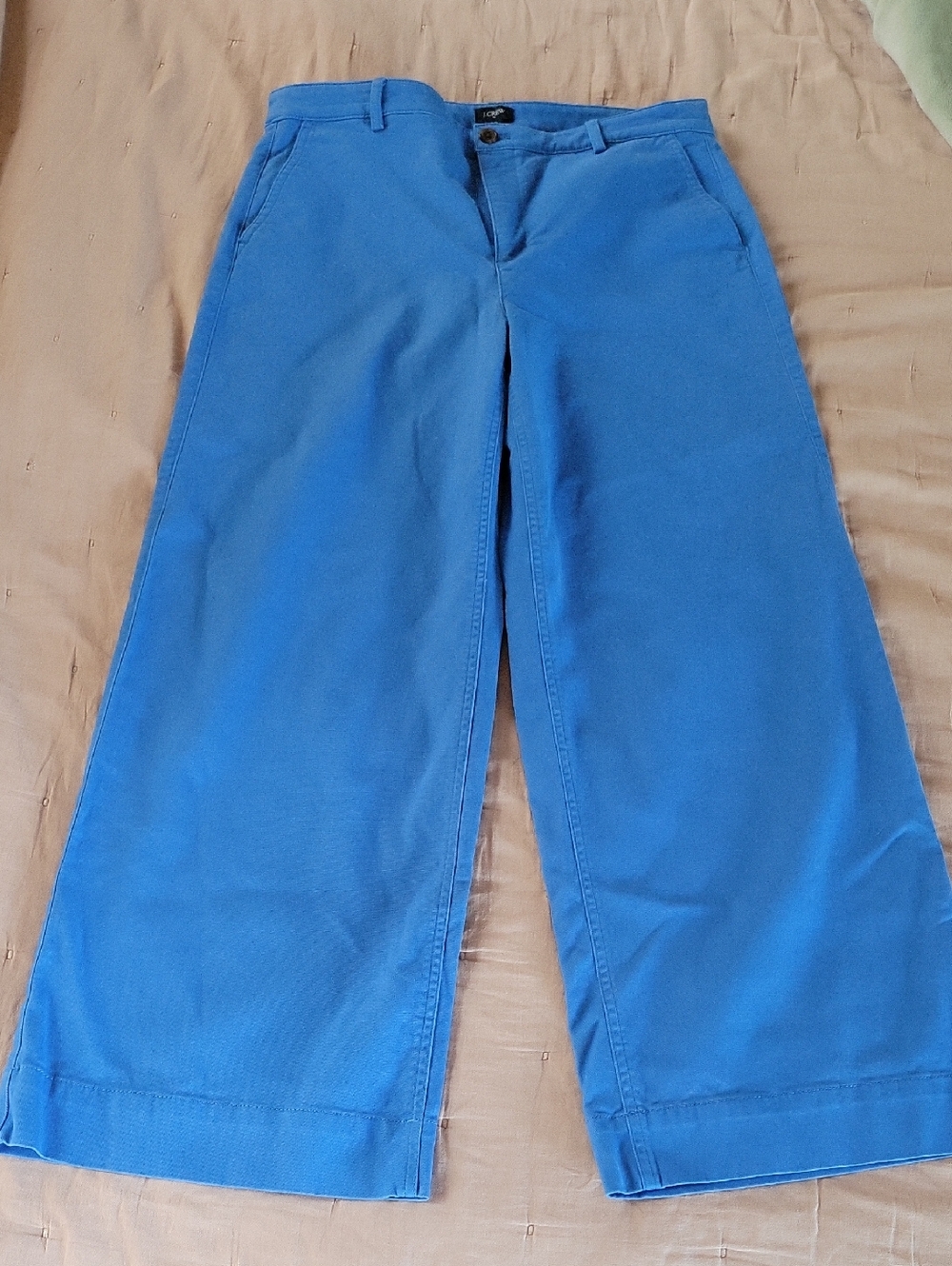 J. CREW Blue Wide Leg Pants